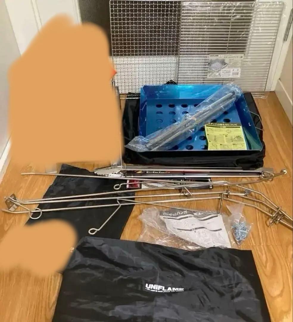 ⭐️ユニフレームファイヤグリル&FGポットハンガー等6点