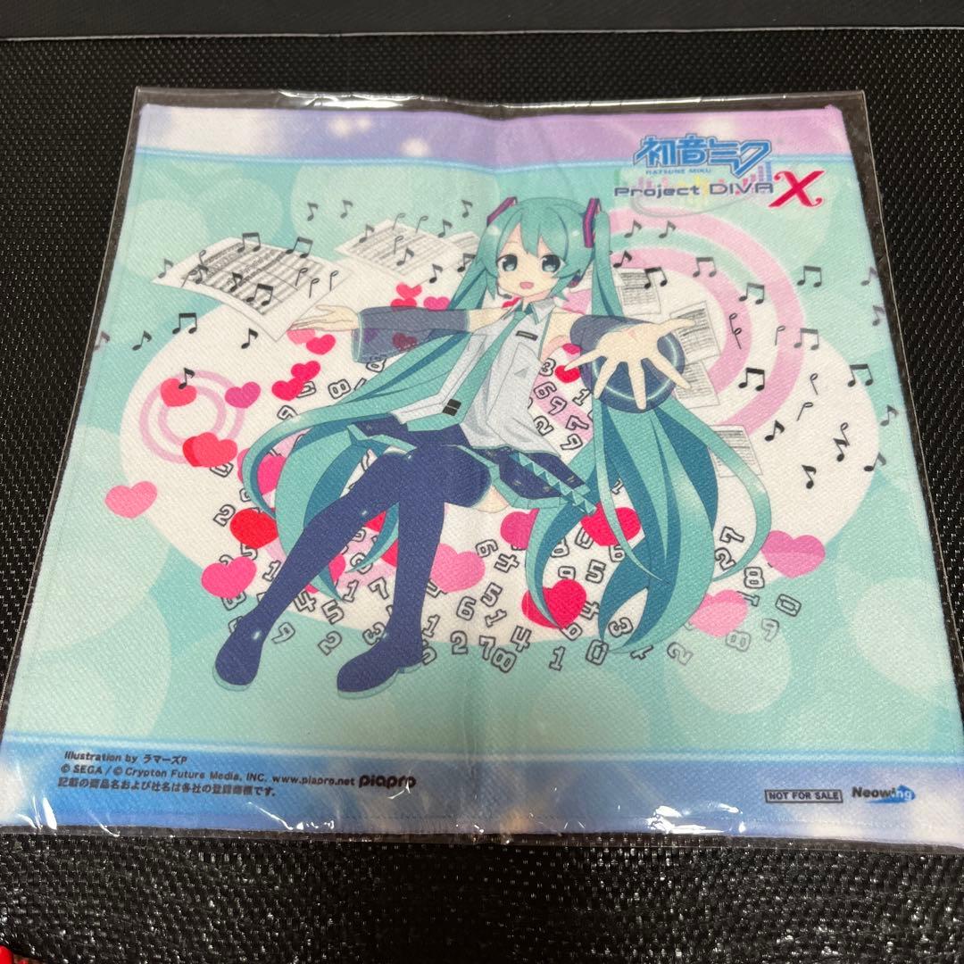初音ミク Project DIVA X マイクロファイバータオル ネオ 購入特典