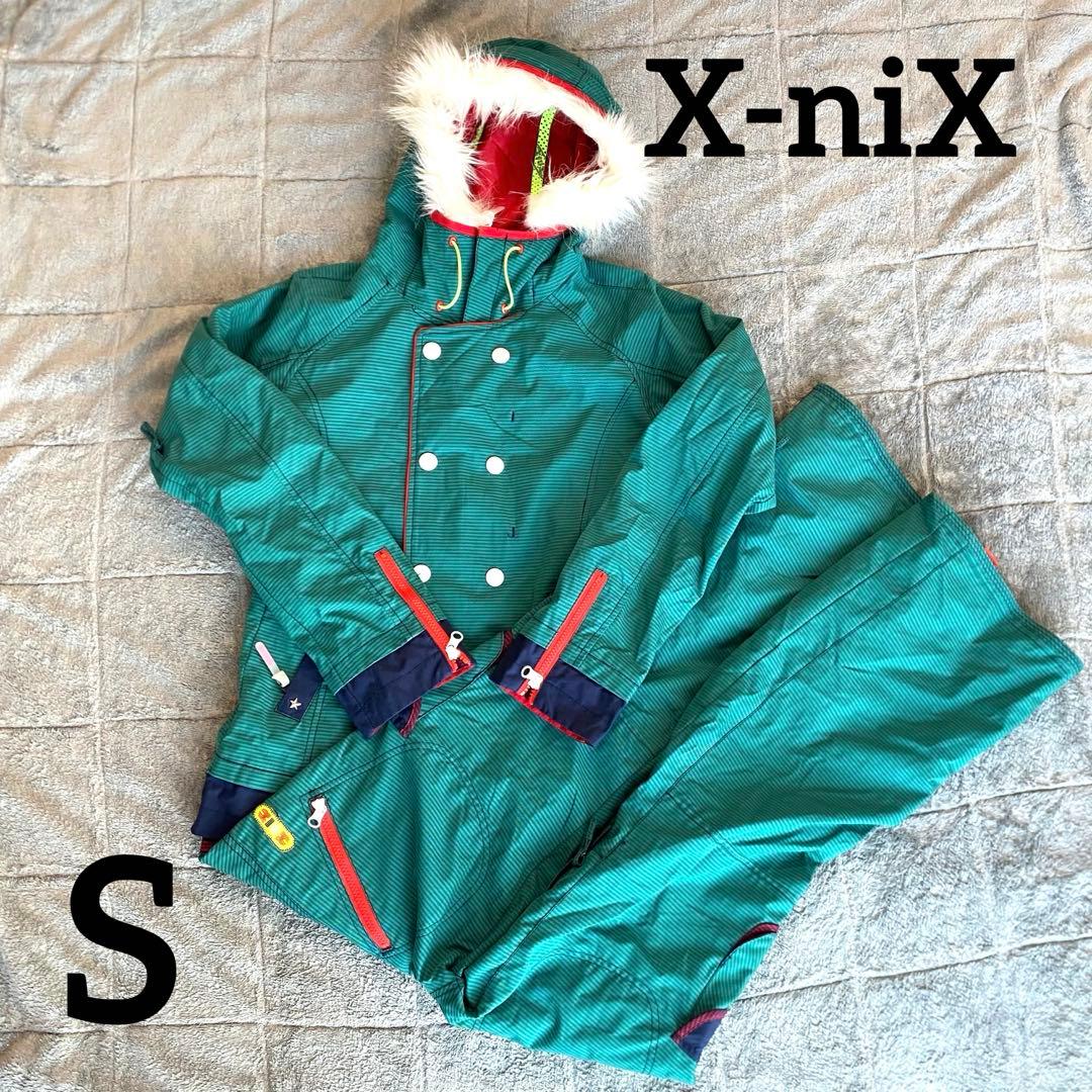 【激カワ】X-niX スノボ　スキー　ウェア　つなぎ ファー付き