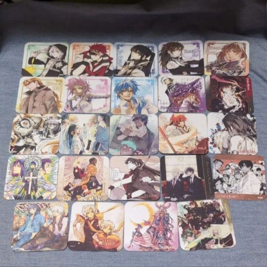 D.Gray-man Dグレ アートコースター　コンプリート 全24枚 原画展