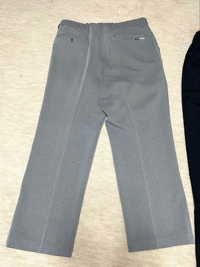 Block&White スラックス 2点セット グレー ネイビー 長ズボン
