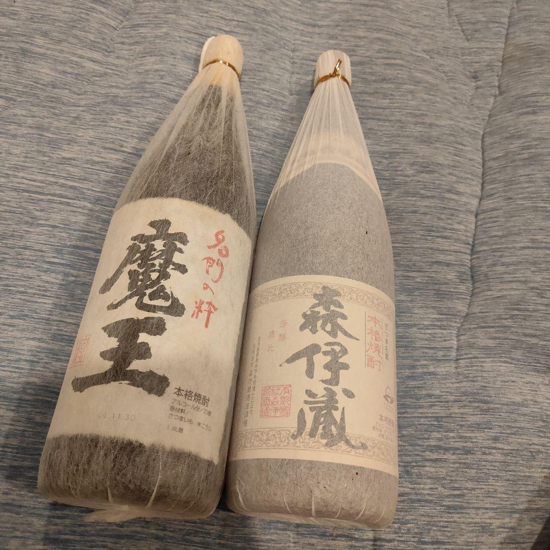 本格焼酎　森伊蔵、魔王　1.8リットル