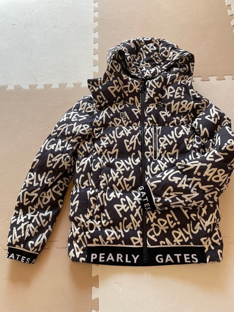 PEARLY GATES グラフィックダウンジャケット