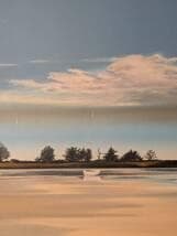 【真作】版画　ミッシェル・バテュ　シルクスクリーン　引き潮　X44