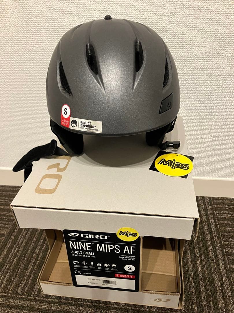 GIRO NINE MIPS AF Matte Graphite Sサイズ