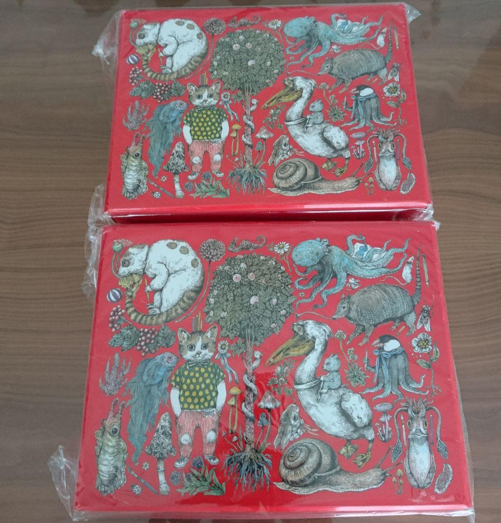 ヒグチユウコ ｘ ホルベイン おどうぐばこ A4 赤 2個セット