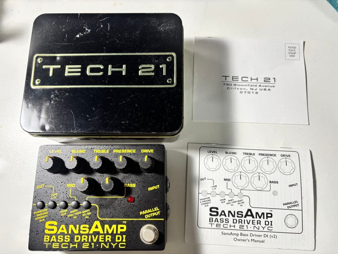 ベース TECH 21 SansAmp Bass D DI V2