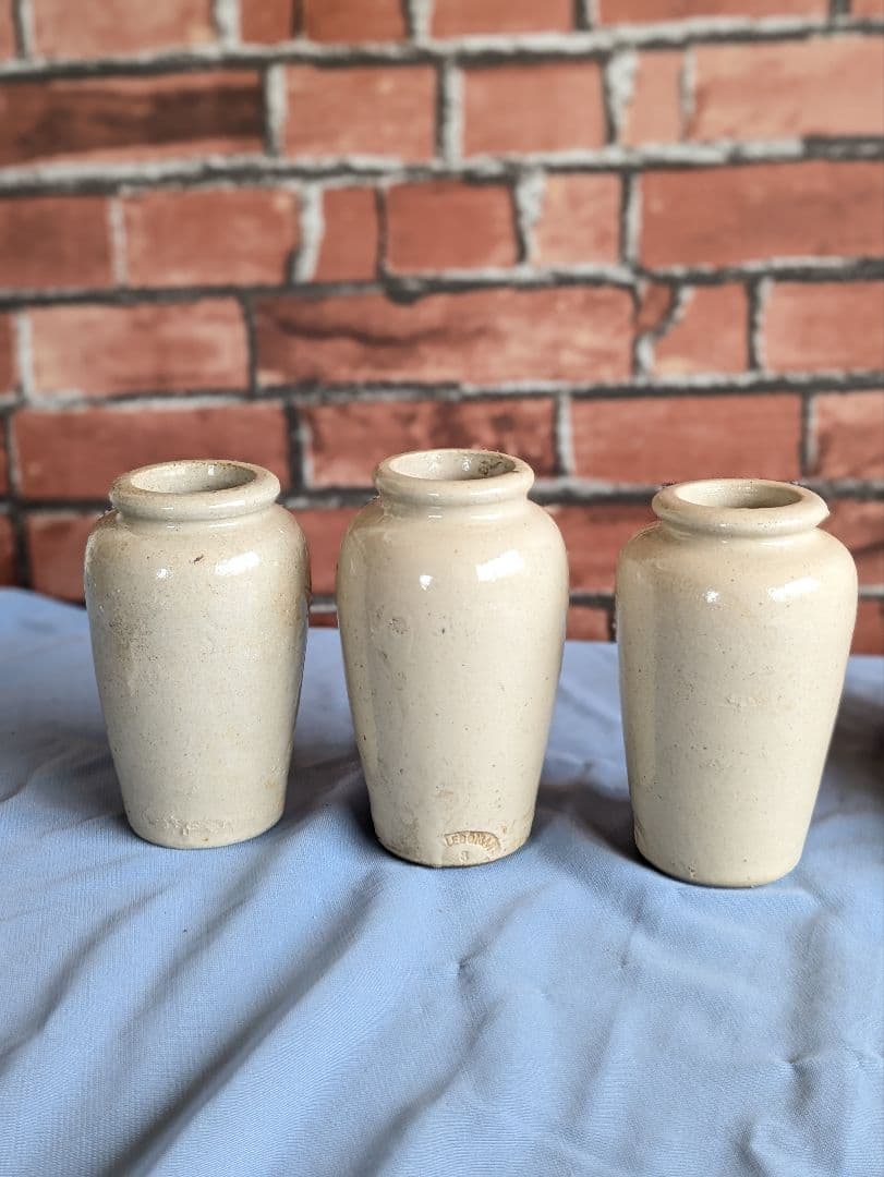 イギリス アンティーク RICHPRESERVED CREAM ボトル3本　D