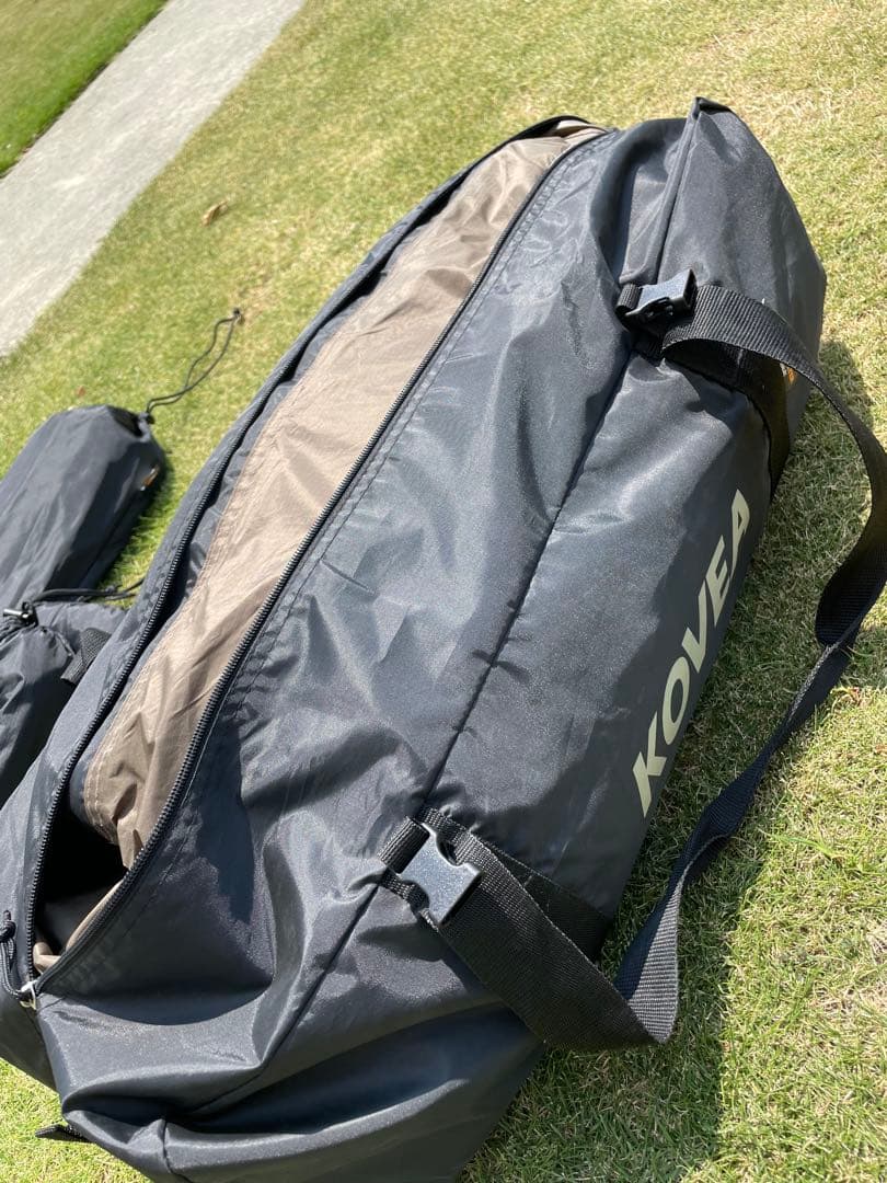 【使用回数1回】KOVEA フルセット　テント・タープ・ベスティブル　ベージュ