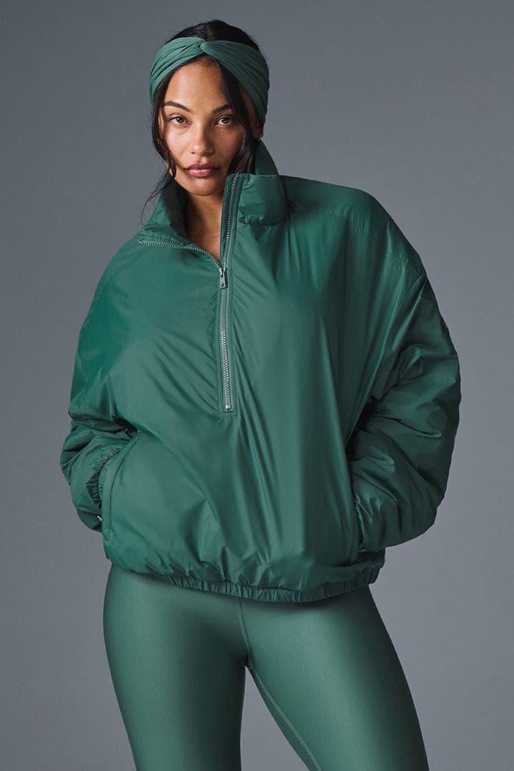 ALO Yoga Latitude ライトウェイト ジッププルオーバージャケット