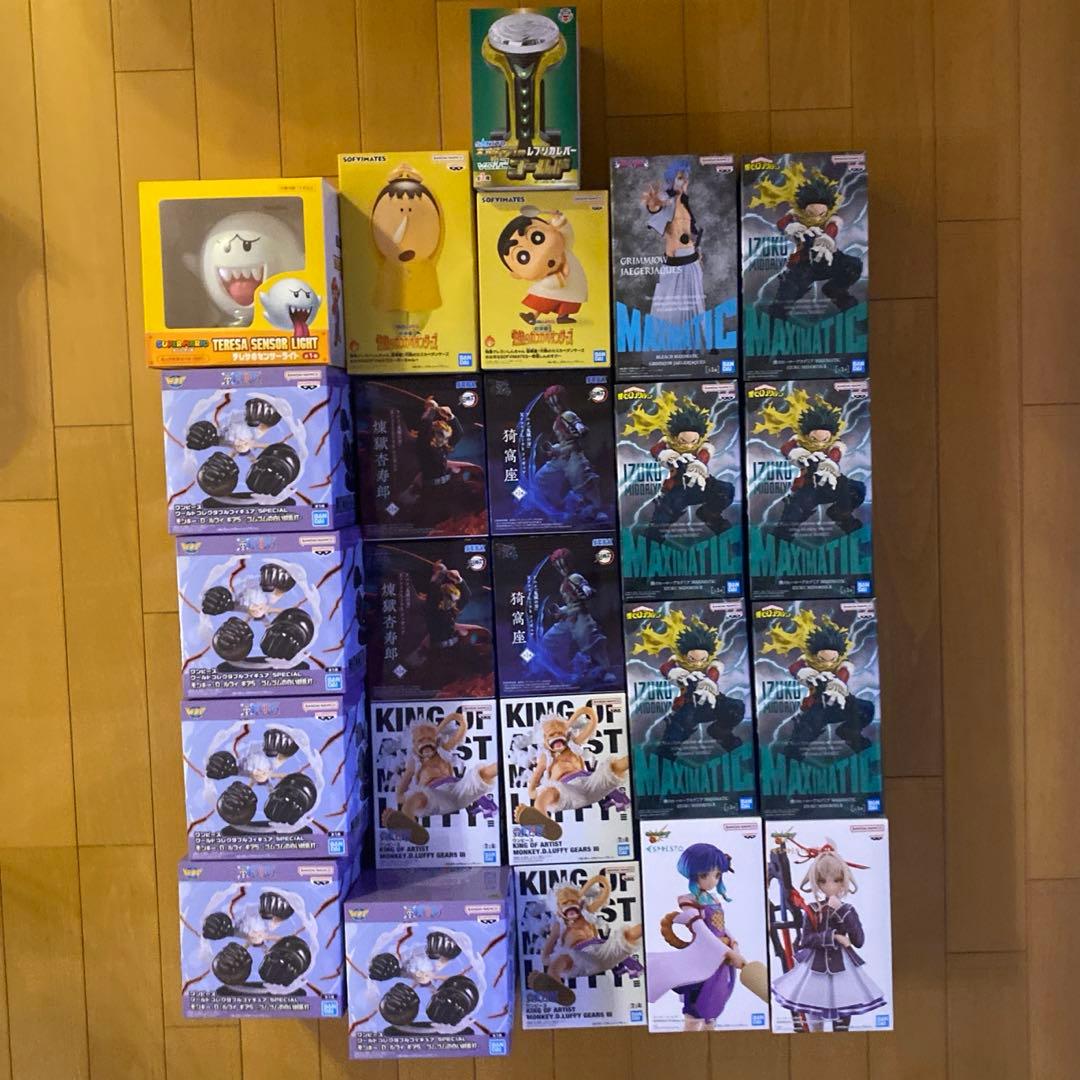 新作プライズフィギュア まとめ売り 24体セット ワンピース 鬼滅の刃 他