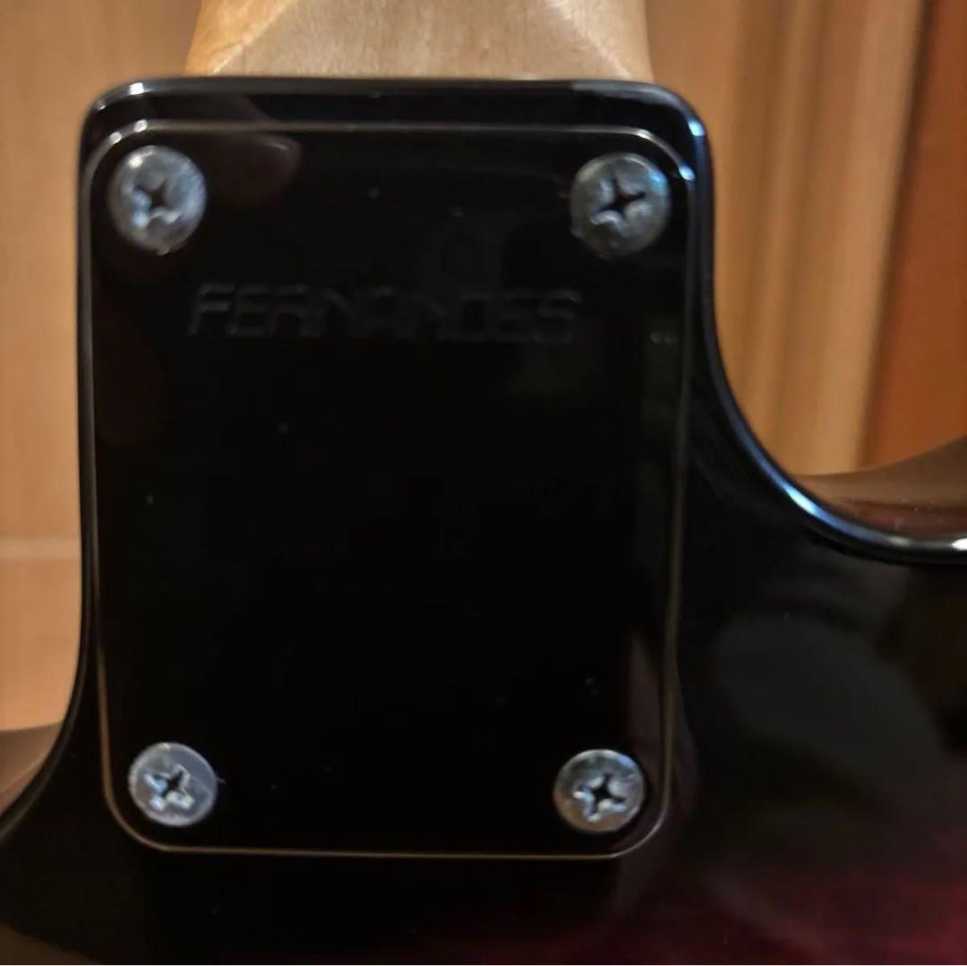FERNANDES FGZ400 ブラックパーツ仕様 トレモロアーム・ケース付