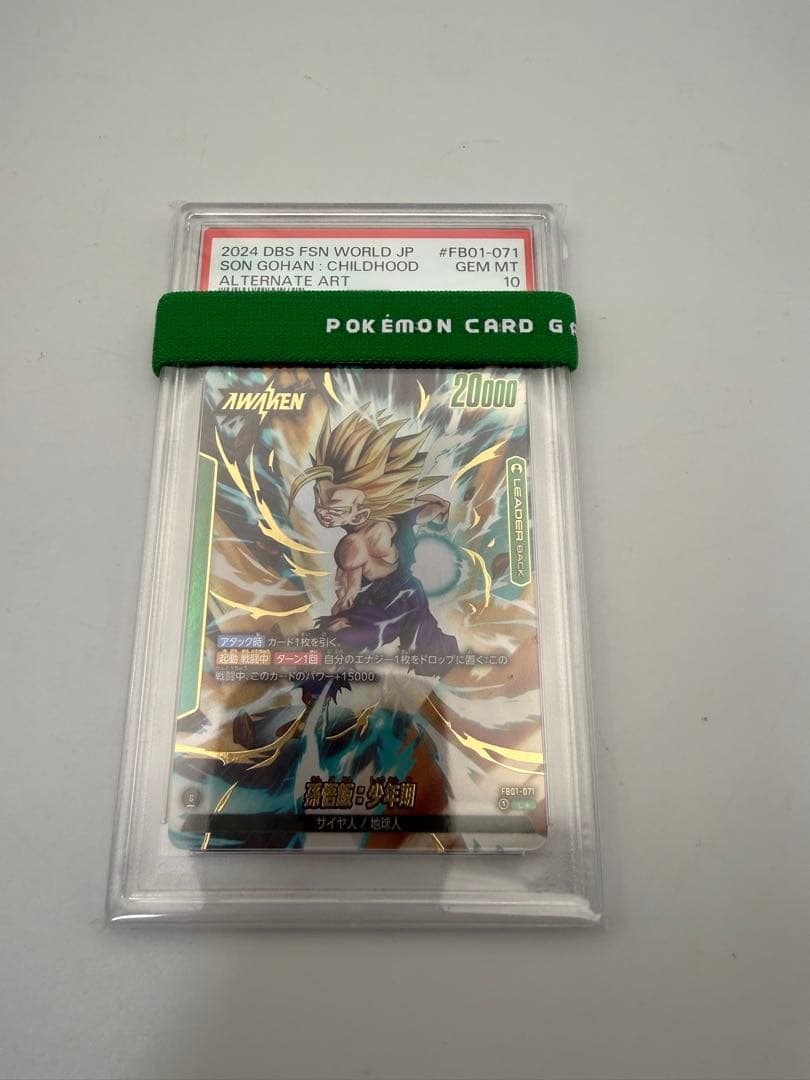 ドラゴンボールカードゲーム 孫悟飯リーダーパラレル（L★） PSA10