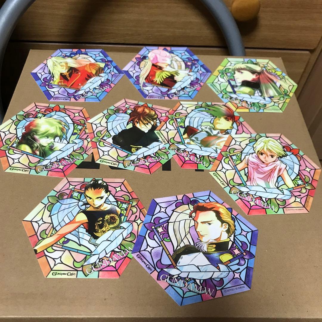 ガンダムW コースター ガンダムカフェ ガンカフェ コンプリート
