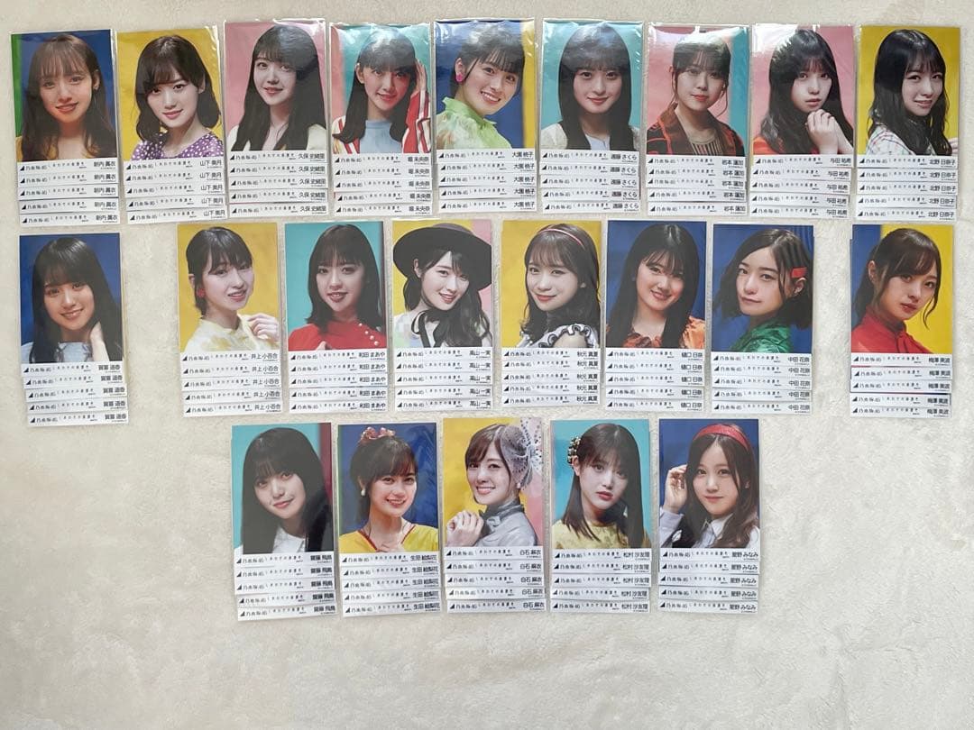 乃木坂46 しあわせの保護色 生写真選抜ver.フルコンプ