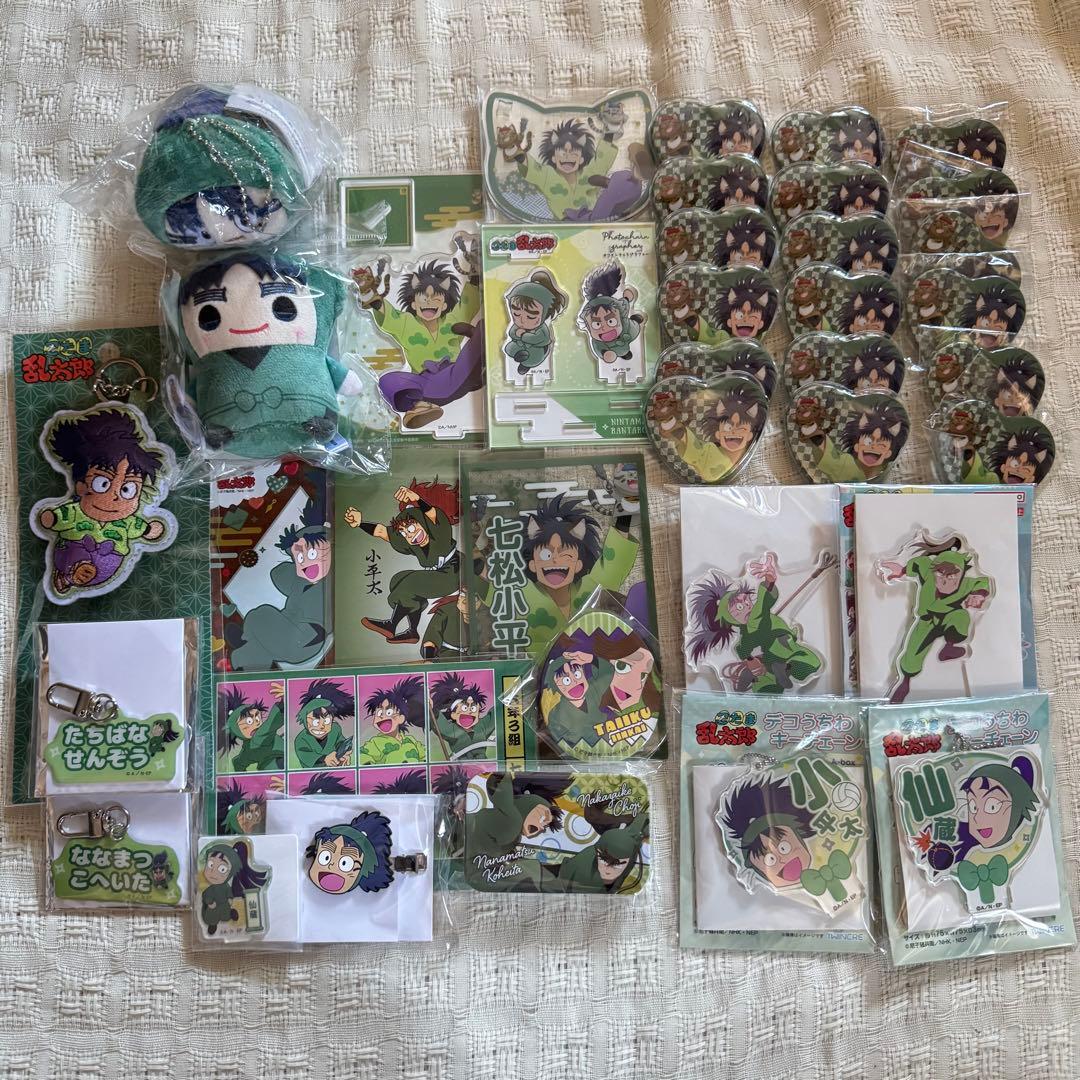 忍たま乱太郎 ナンジャタウン ハート缶 立花仙蔵 七松小平太 アクスタ ぬい