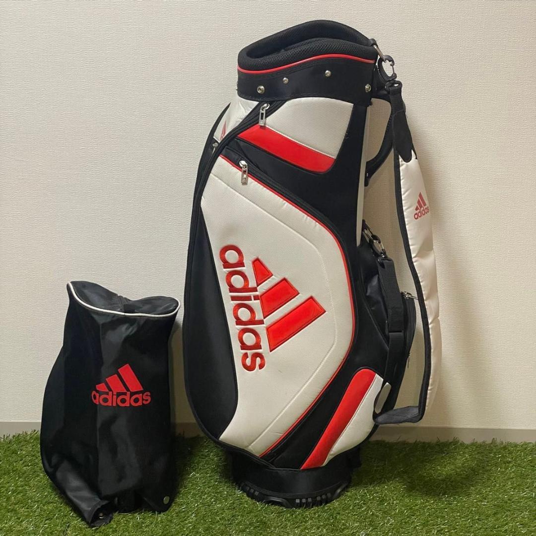 adidas アディダス キャディバッグ ゴルフバッグ ナイロン 軽量