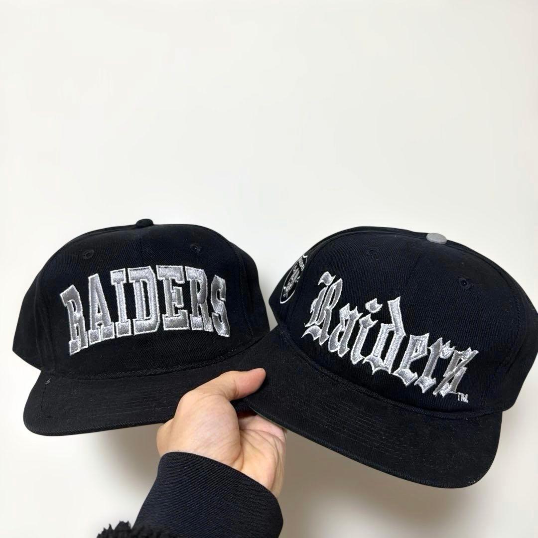 【セット】ビンテージカスタム レイダース スナップバック キャップ