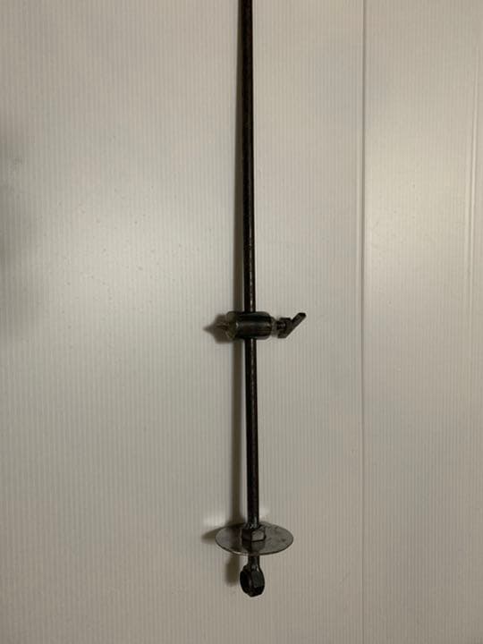 自作ガス切断用　定規（円）