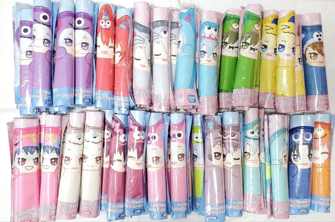 イドリッシュセブン アイナナ ダイカット ハンドタオル　56点セット