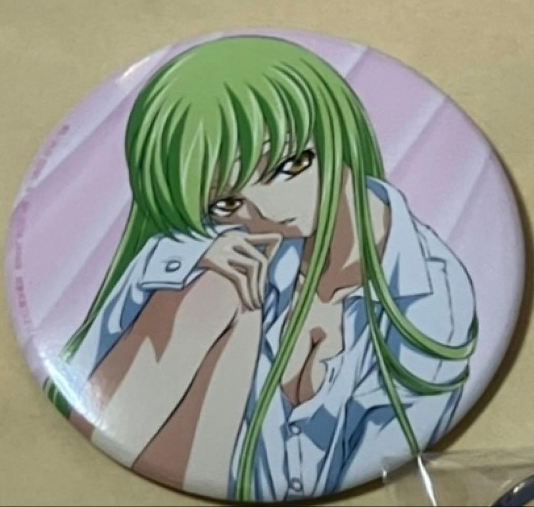 コードギアス　C.C. 缶バッジ　SEGA セガ　限定