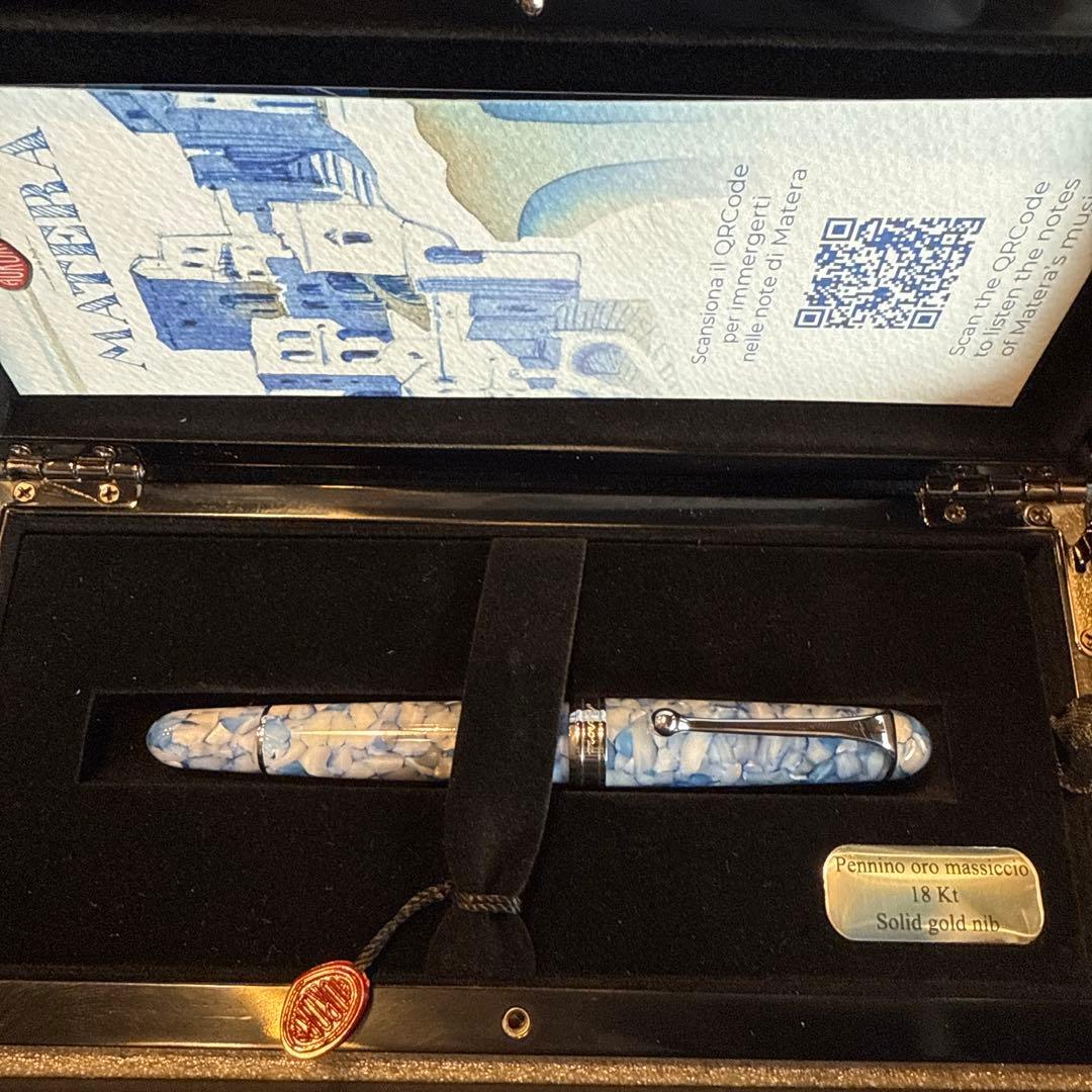 アウロラ　万年筆　マテーラ　ニブEF