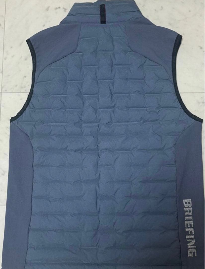 ブリーフィングゴルフ　ハイブリッドダウン　メンズ　ブルー　M