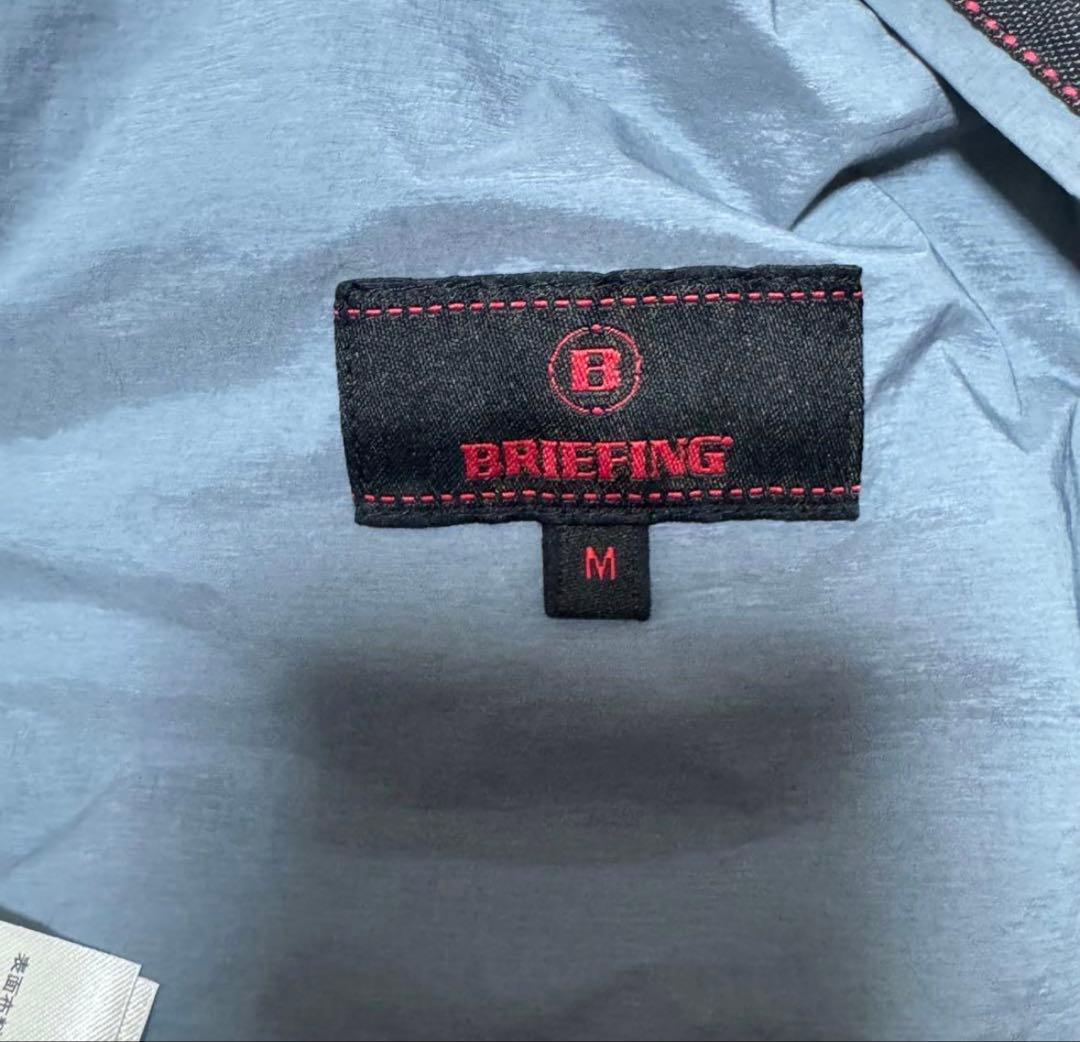 ブリーフィングゴルフ　ハイブリッドダウン　メンズ　ブルー　M