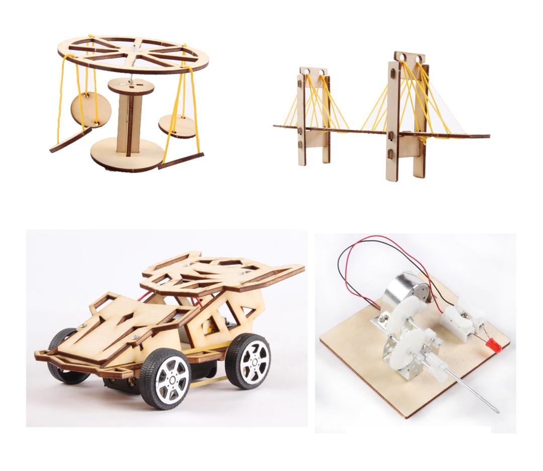 超お買い得！　動く木製組み立てキット　23種セット