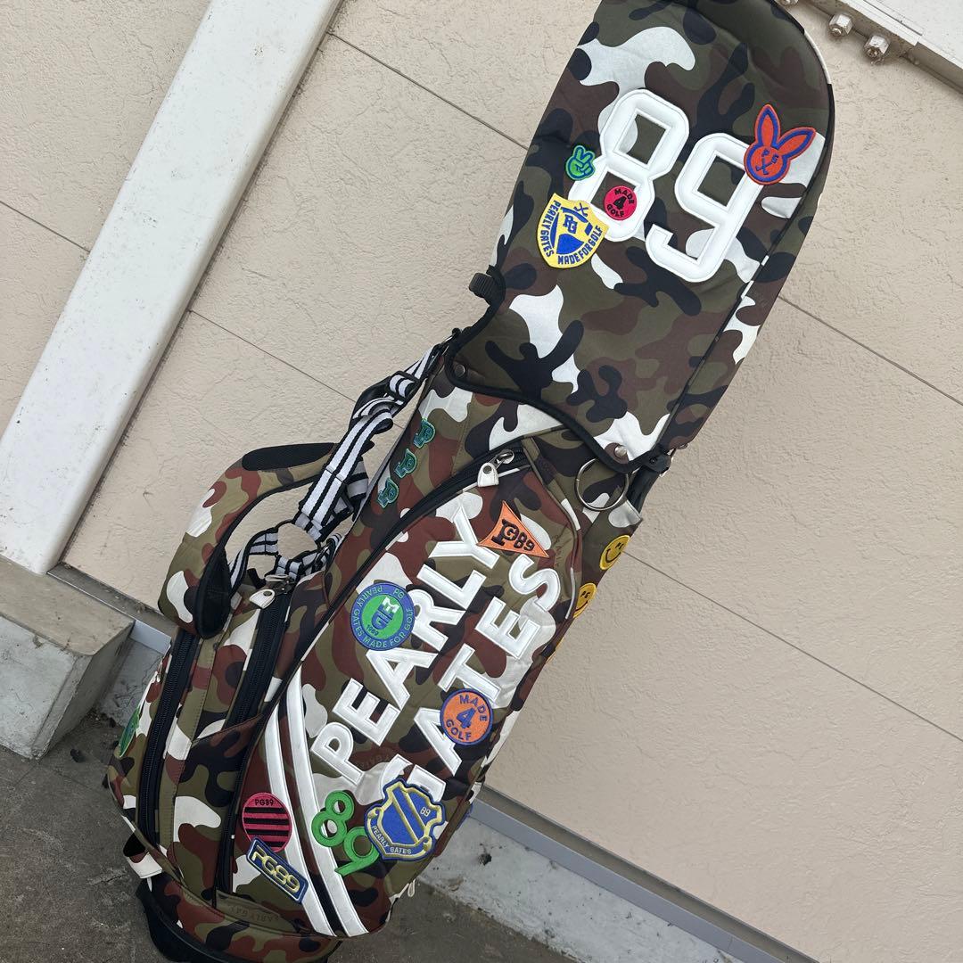 人気ワッペンキャディーバック