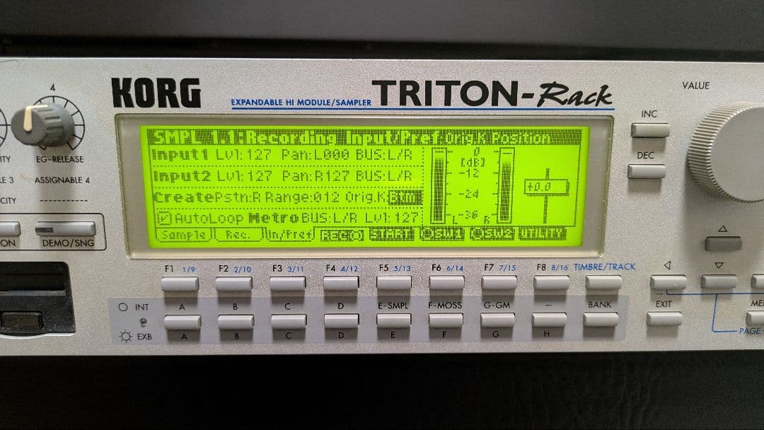 【メンテナンス品】KORG TRITON-Rack+EXB3枚&SIMM48MB