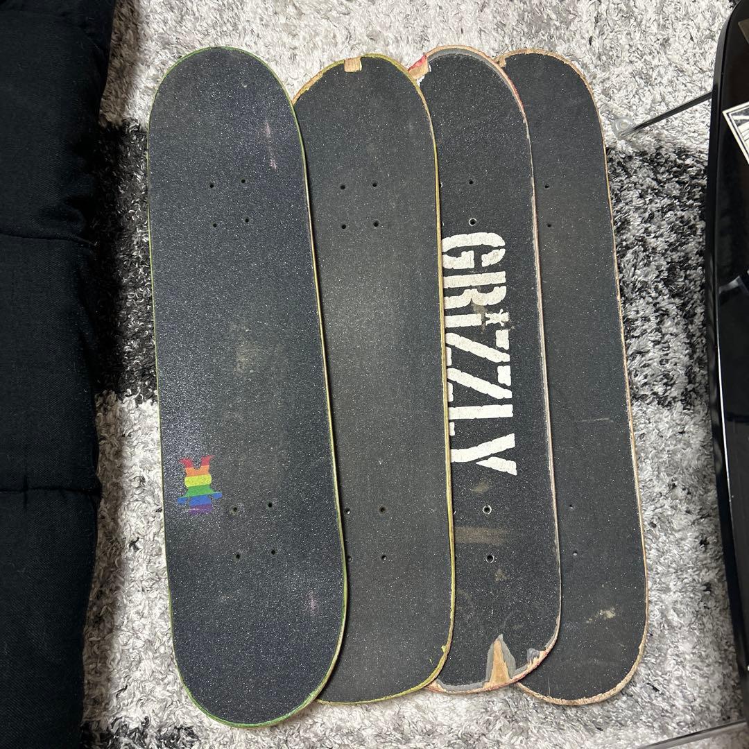 スケートボードデッキセット 4枚