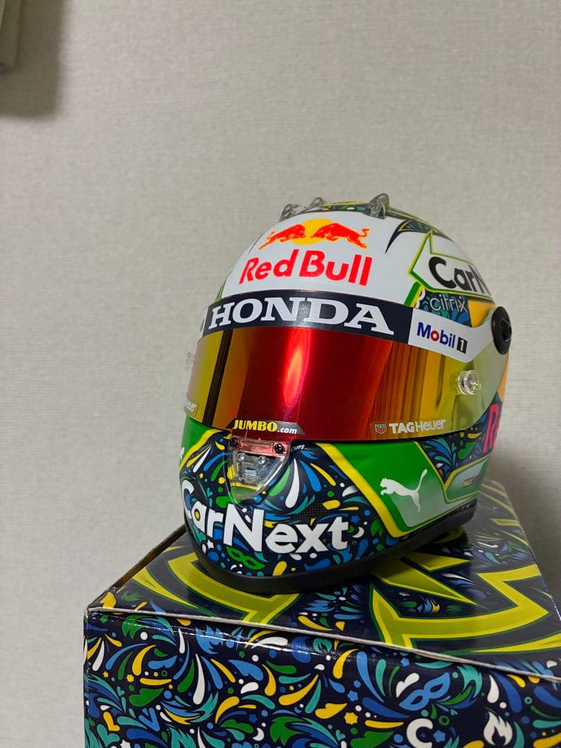 2021 レッドブル ホンダ F1 フェルスタッペン ブラジル1/2ヘルメット