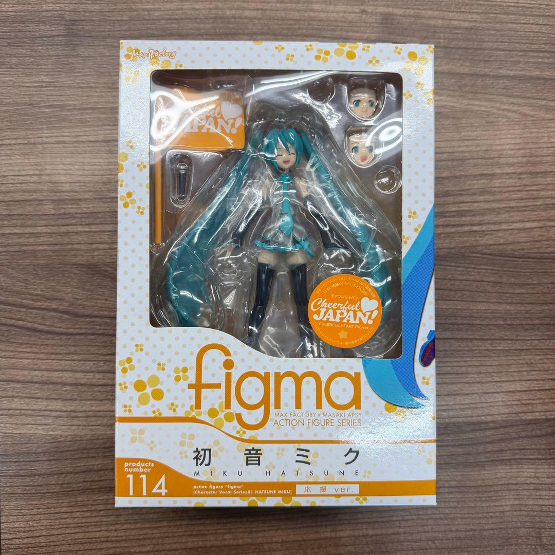 【初音ミク】figma 114 グッスマ 初音ミク 応援ver. 新品未開封