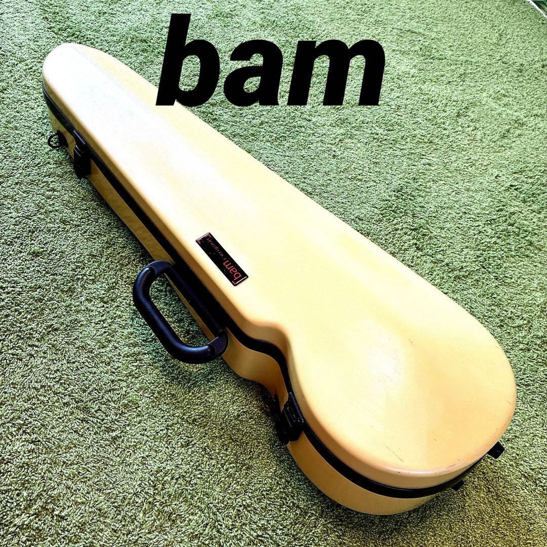 bam バイオリンケース　浅黄色