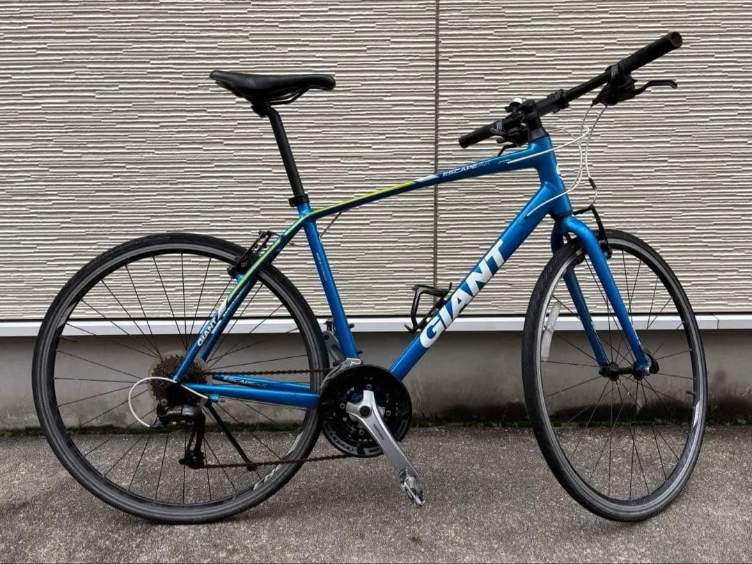 Giant ESCAPERXクロスバイク アルミフレーム 青 ドリンクホルダー付