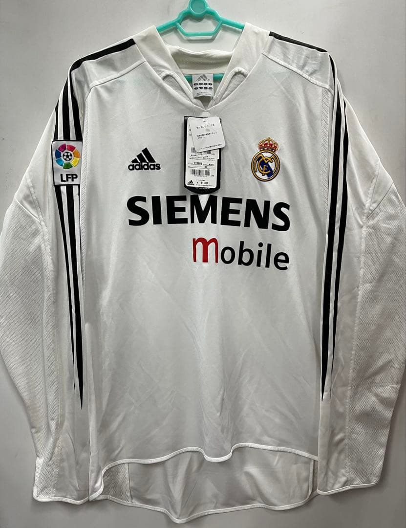 adidas 2004〜5年Real Madrid 長袖シャツ XL