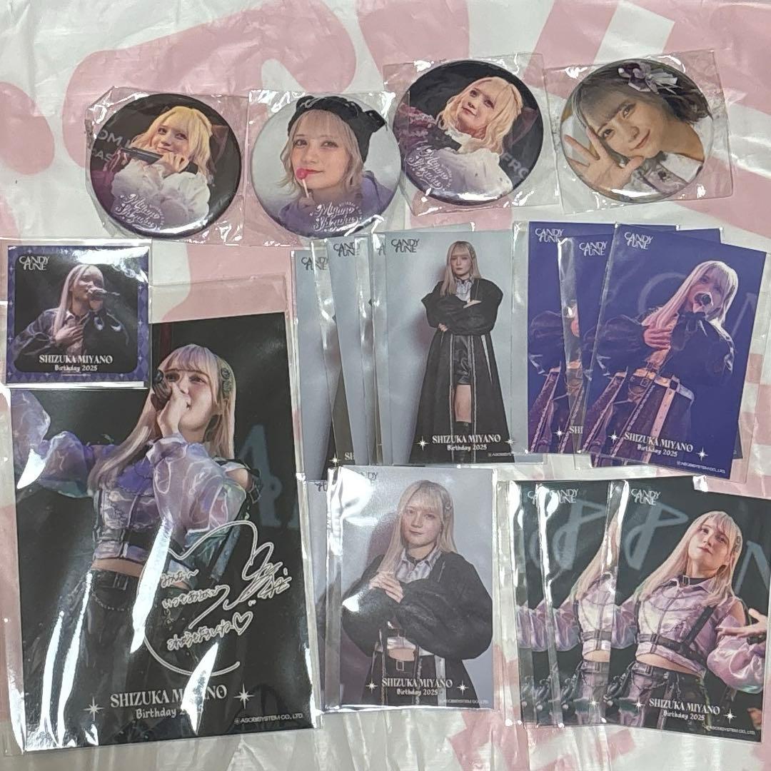 CANDY TUNE 宮野静 生誕祭 すきくじ チェキファイル おまけ付き