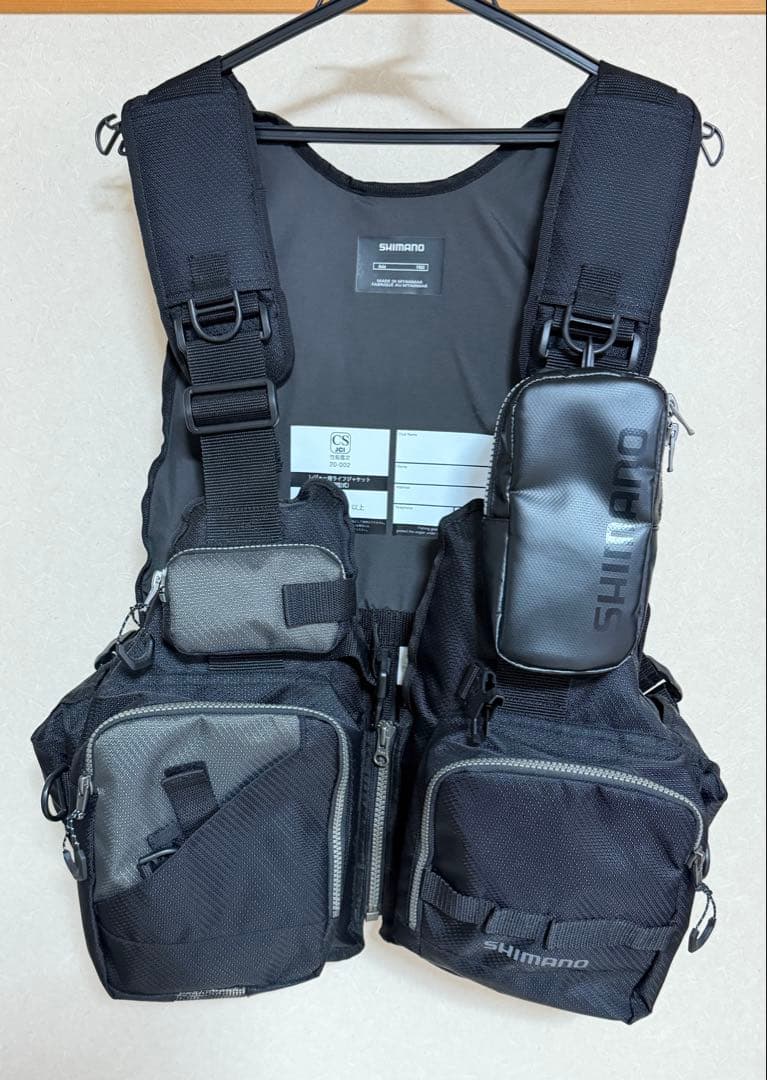 シマノ(SHIMANO) ゲームベスト VF-024U リアルブラック