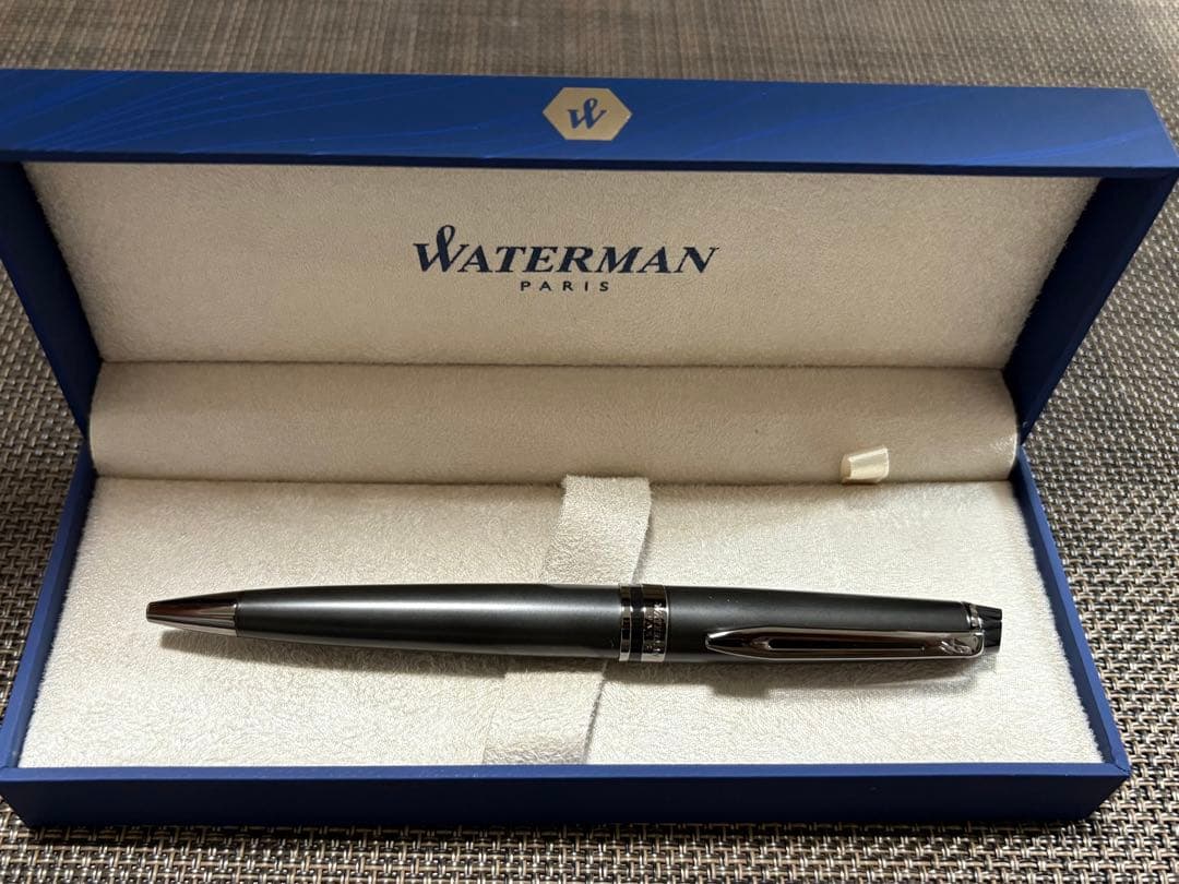 Waterman ブラックボールペン 専用ケース付き