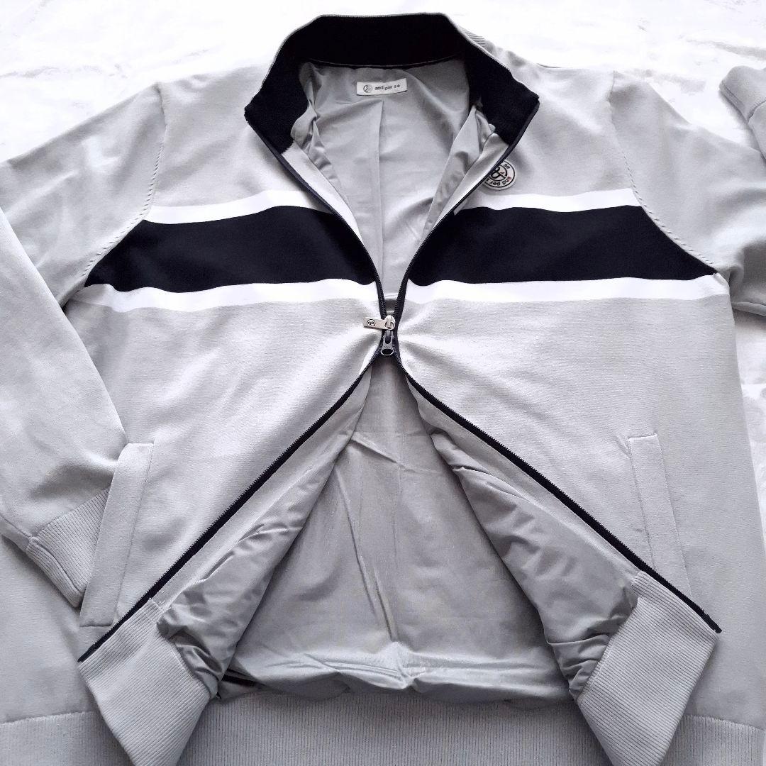 アンパスィand per se ストレッチ ウインドシャッター防風ニットブルゾン