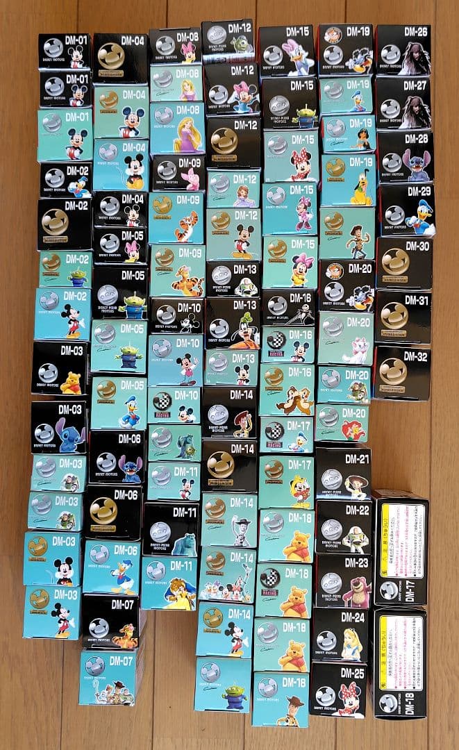 【未開封】ディズニーモータース　DM-01〜DM-32　90個　まとめ売り