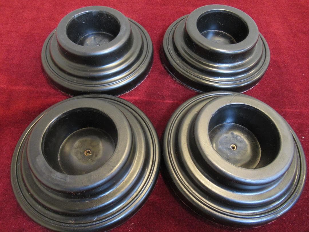 ピアノシュレーター中古　4個セット 黒