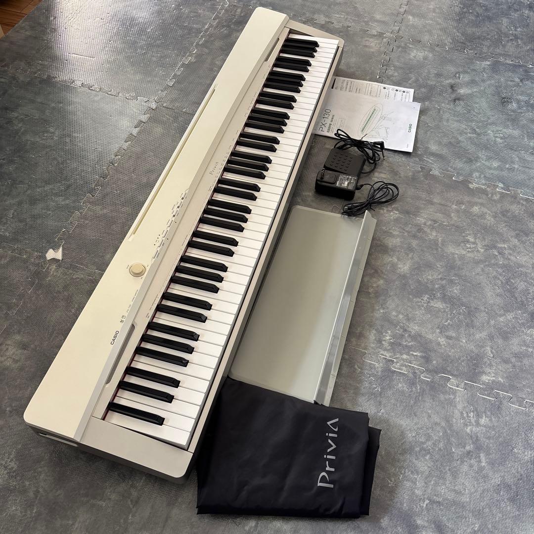 Privia PX-130 ホワイト電子ピアノ 88鍵