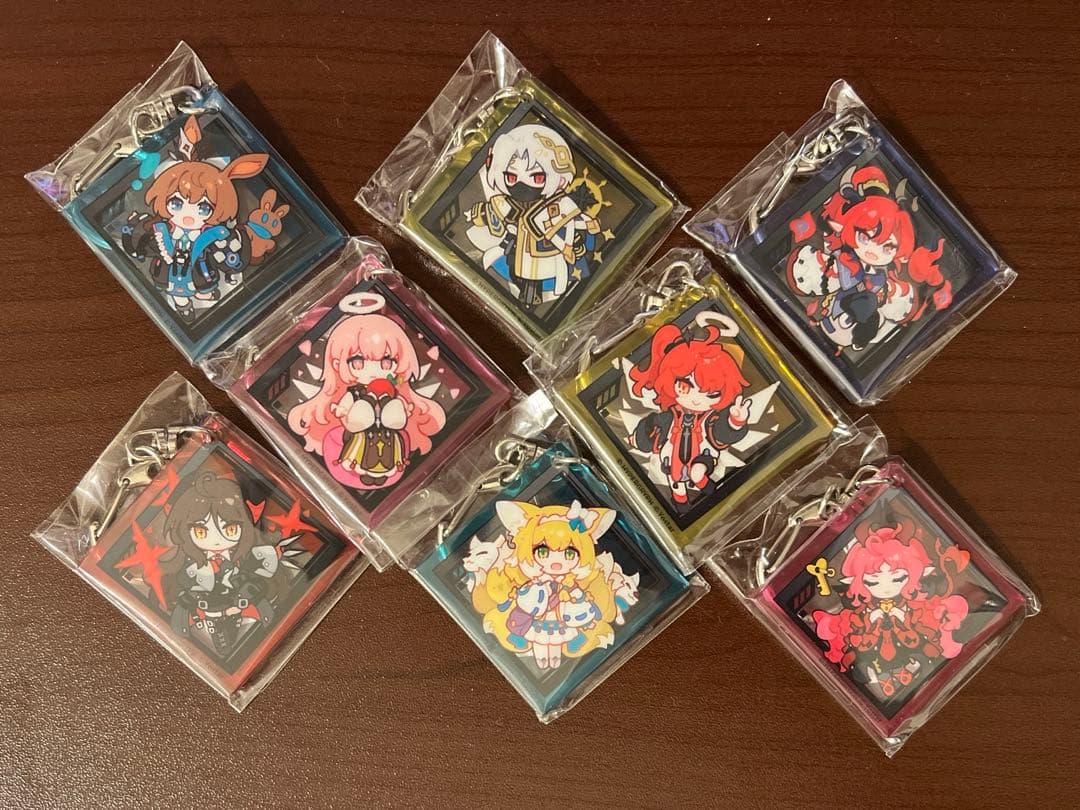 アークナイツ　フェス　カプセルトイ　アクリルキーホルダー　8点セット