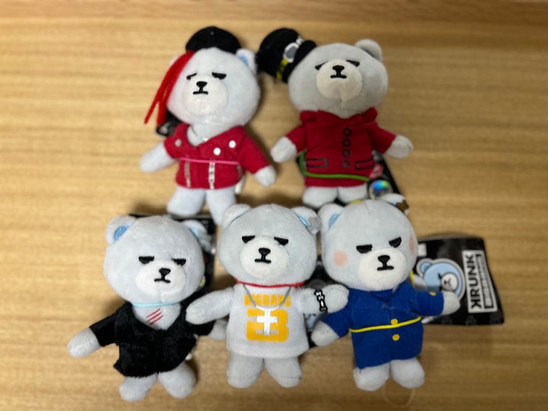 KRUNK BIGBANG ぬいぐるみ　5体セット【日本限定】
