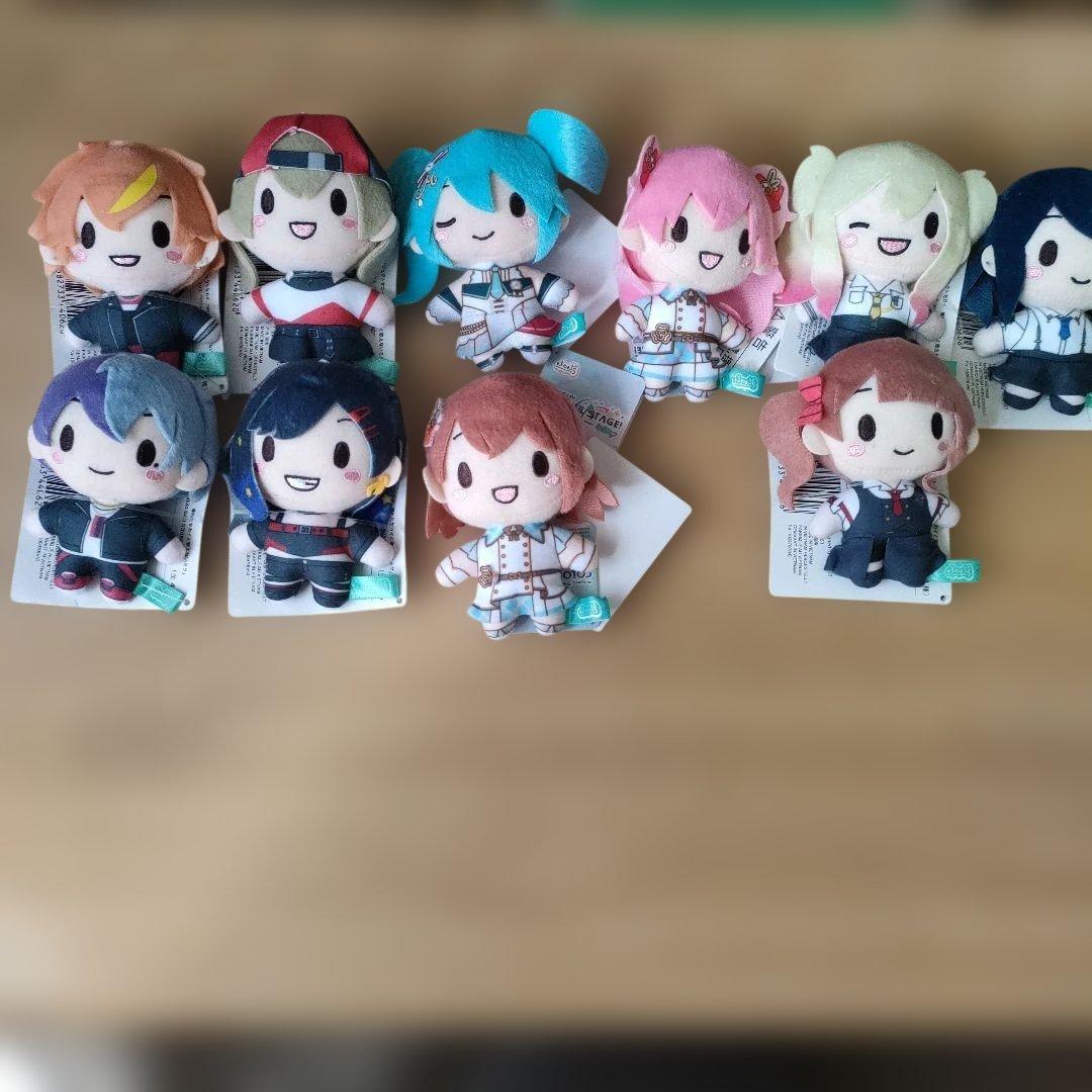 １０体セット　ふわぷち　プロジェクトセカイ　ぬいぐるみ　初音ミク　セガ