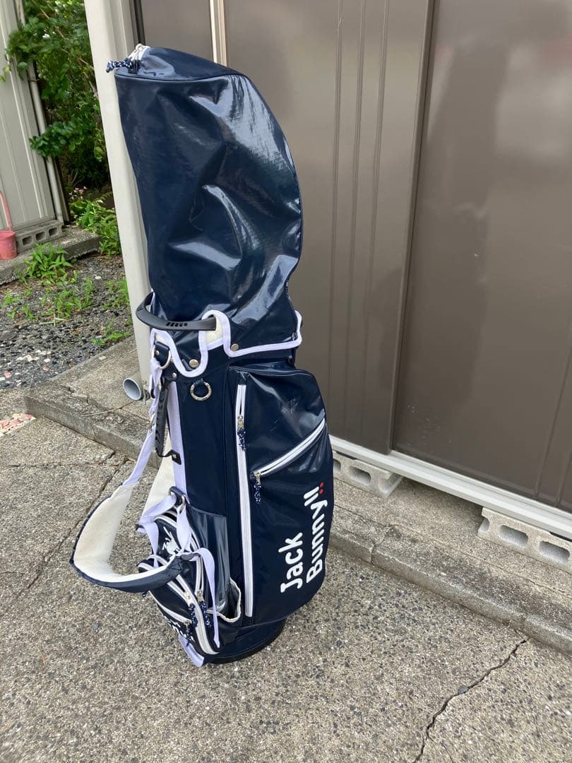 Jack Bunny! ネイビー キャディバッグ