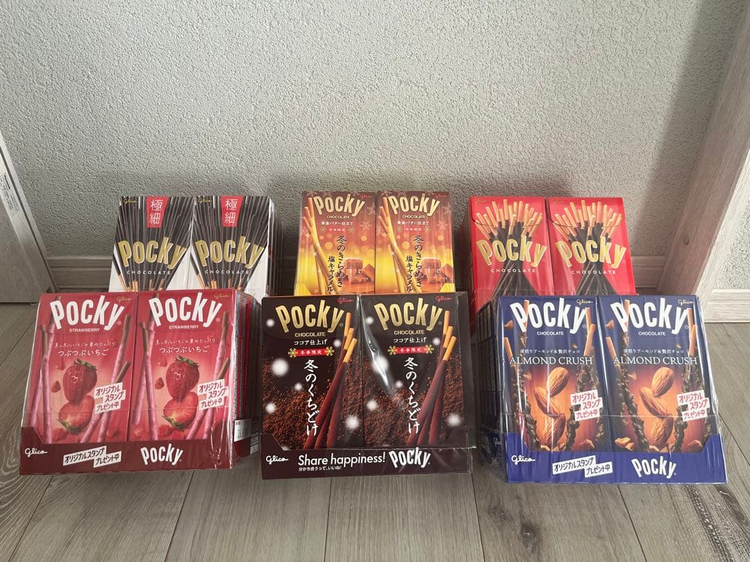 グリコ　ポッキー　10箱×6種類　計60箱