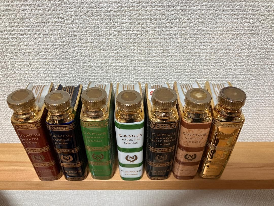 未開封　ブランデー　カミュ　ブック　ナポレオン　ミニ　7本セット
